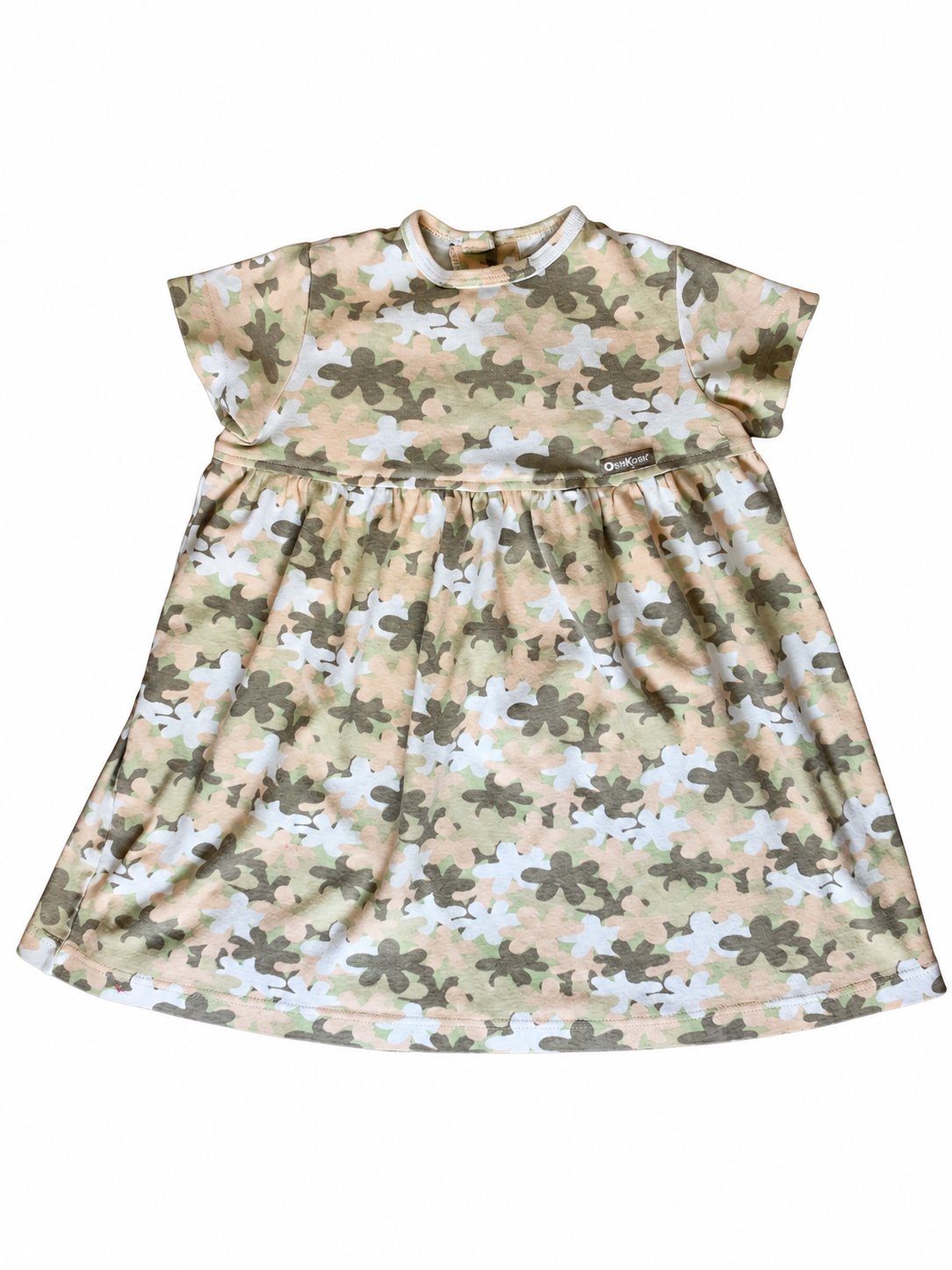Y2K OshKosh Pastel Camo Toddler Dress