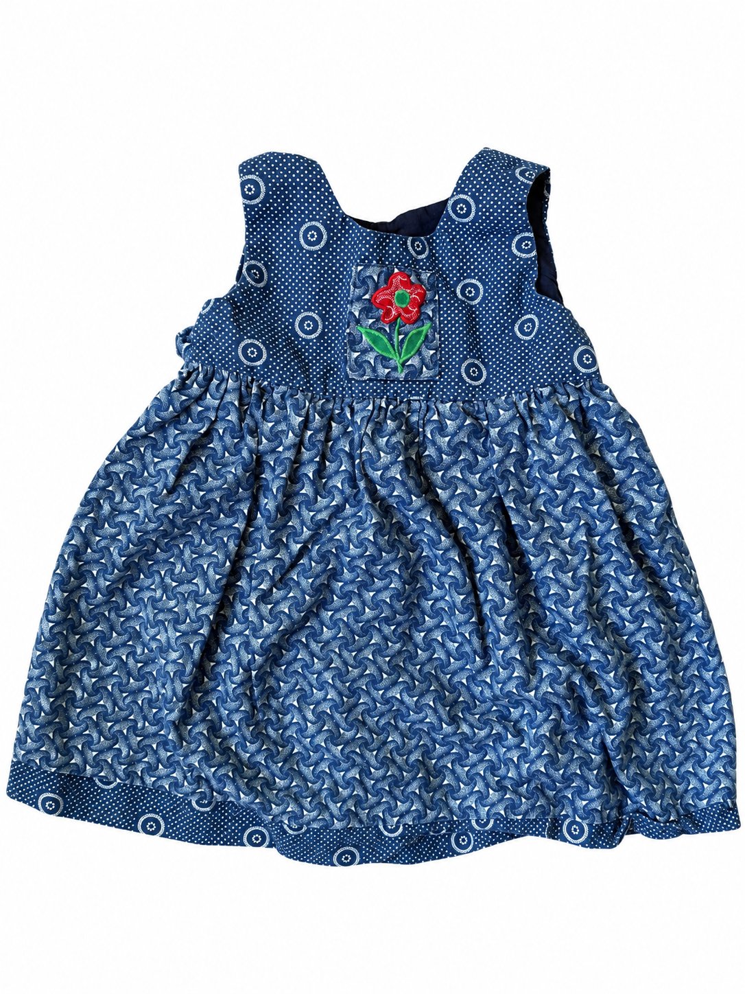 Floral Embroidered Baby Dress