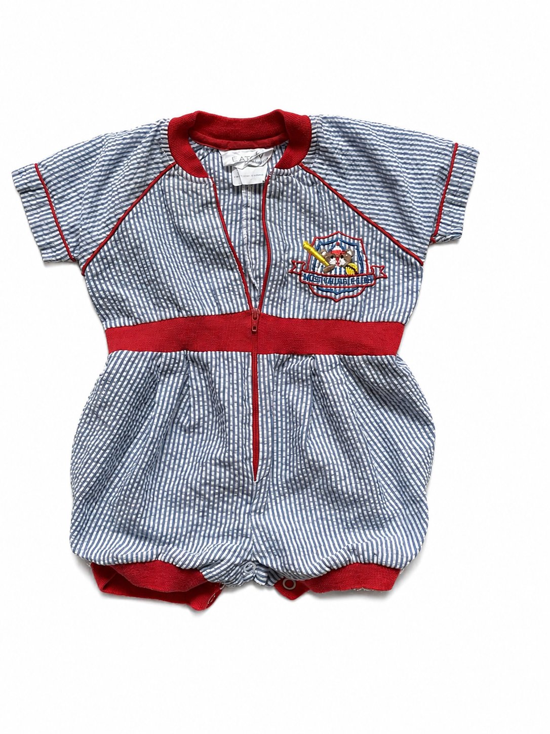 Vintage Eatons Baby Baseball One-Piece