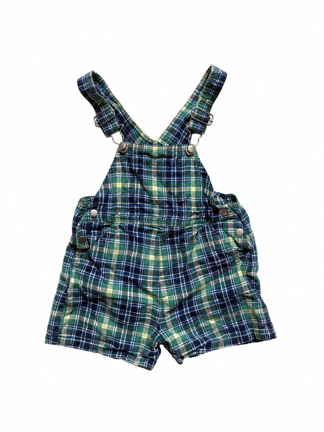 Vintage Sears Plaid Shortalls
